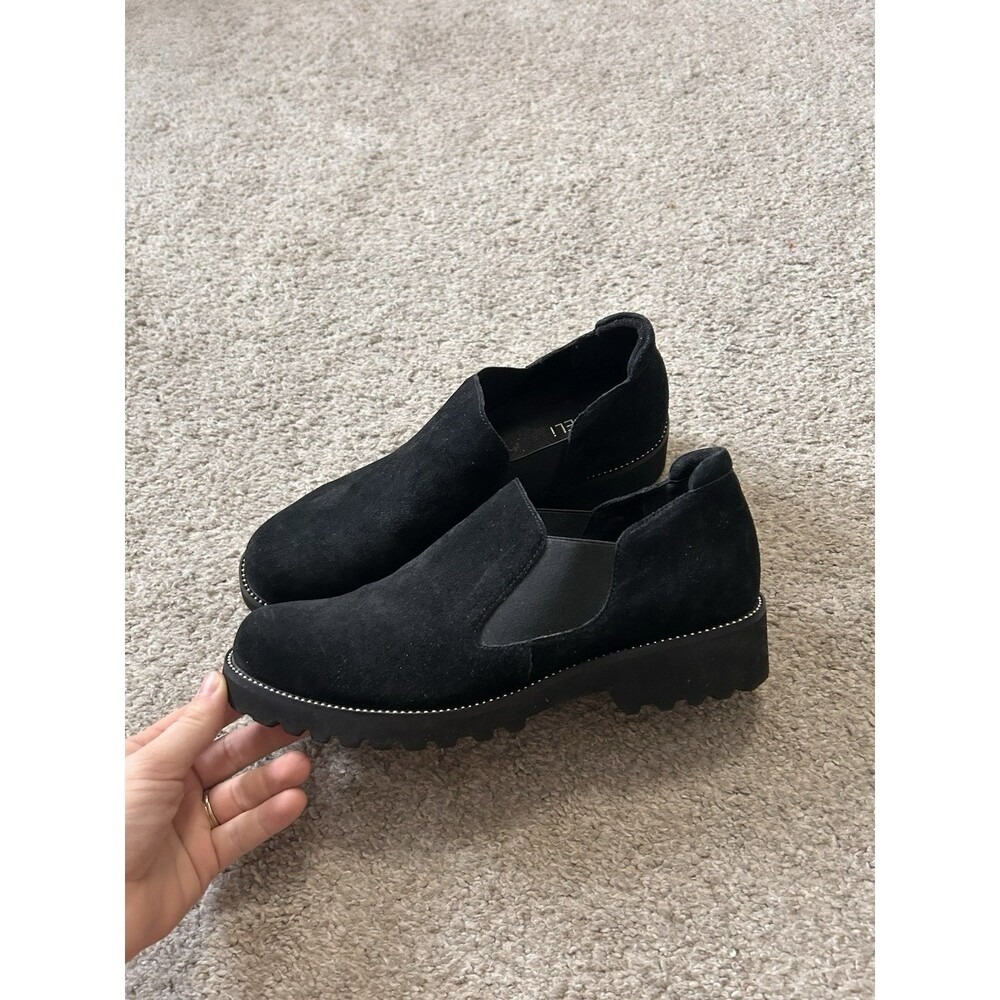 Vaneli Zivana Suede Black Slip On 9.5M